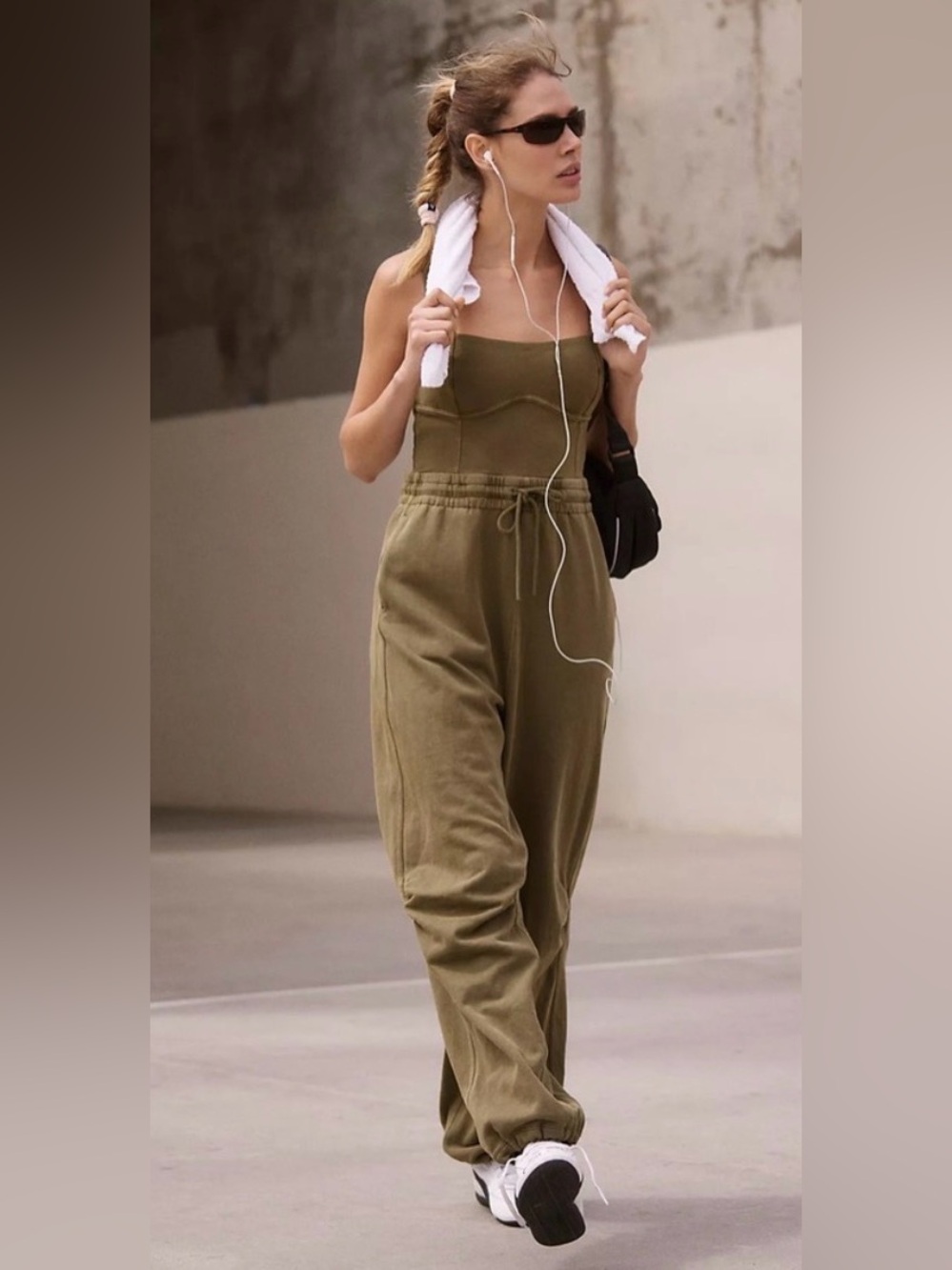 Free People Inbound Onesie - XS - Seagrass/Evergreen